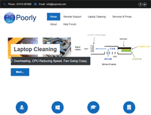 Tablet Screenshot of pcpoorly.com
